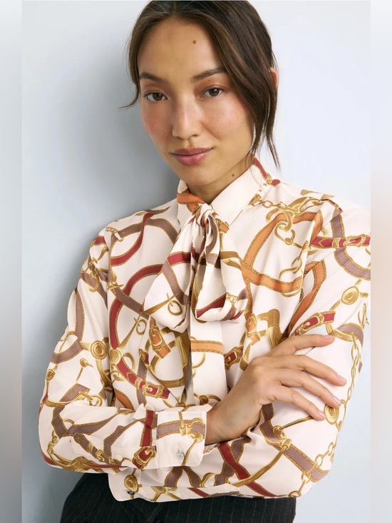 Lauren Ralph Lauren Tops - *Flawed RTR Ralph Lauren Kristy Equestrian Button down Blouse (0459)